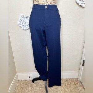 NTM: Soho Apparel High Waist Navy Blue Straight Leg Pants Size 12.
